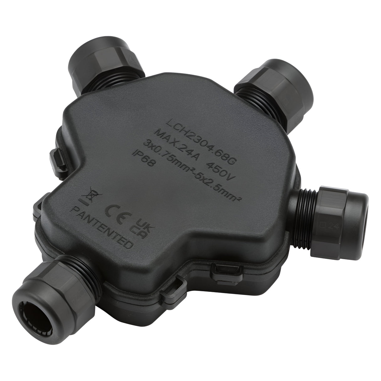 IP68 4-way Weatherproof Gel Junction Box