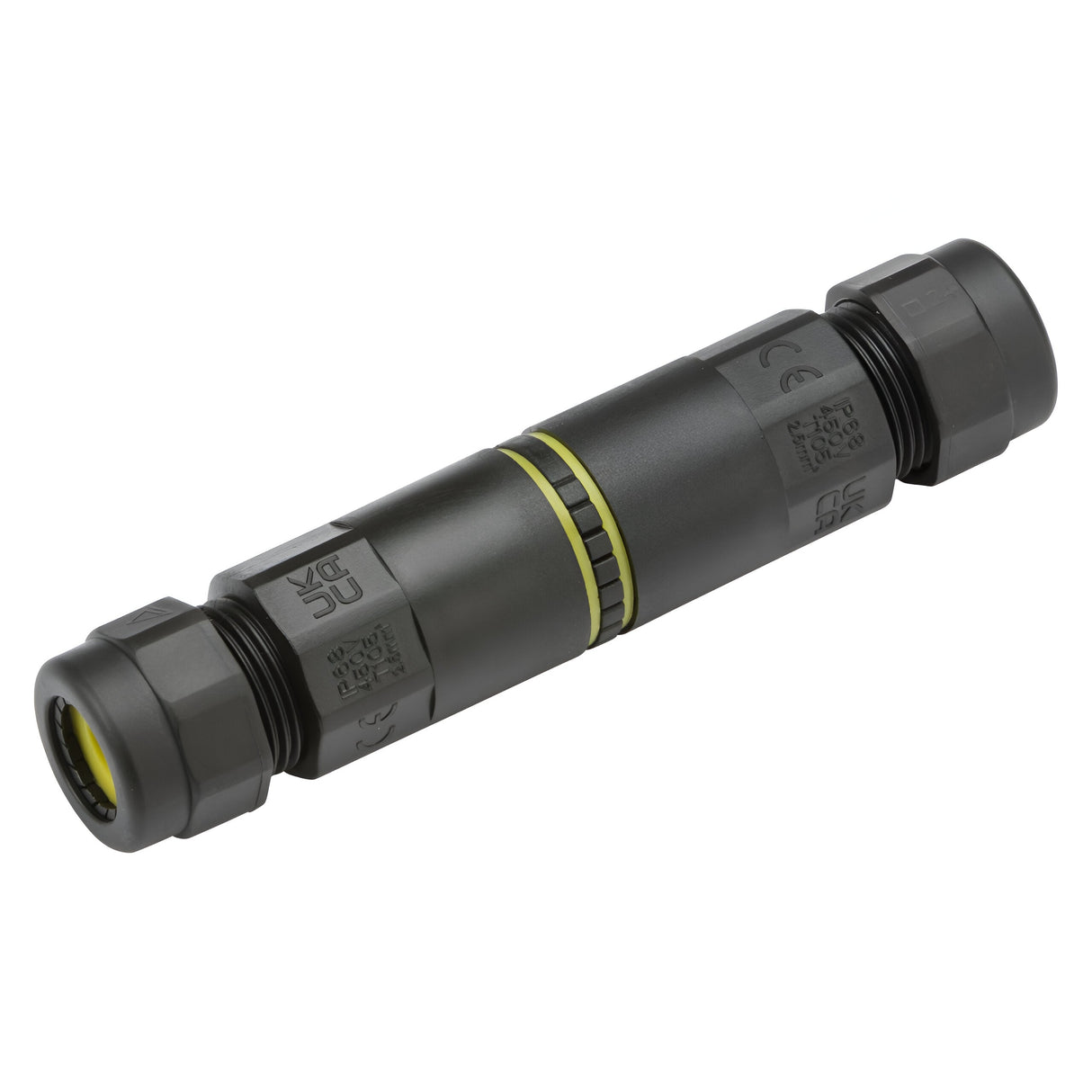 IP68 24A Weatherproof Inline Connector with lever terminals (3 Pole)