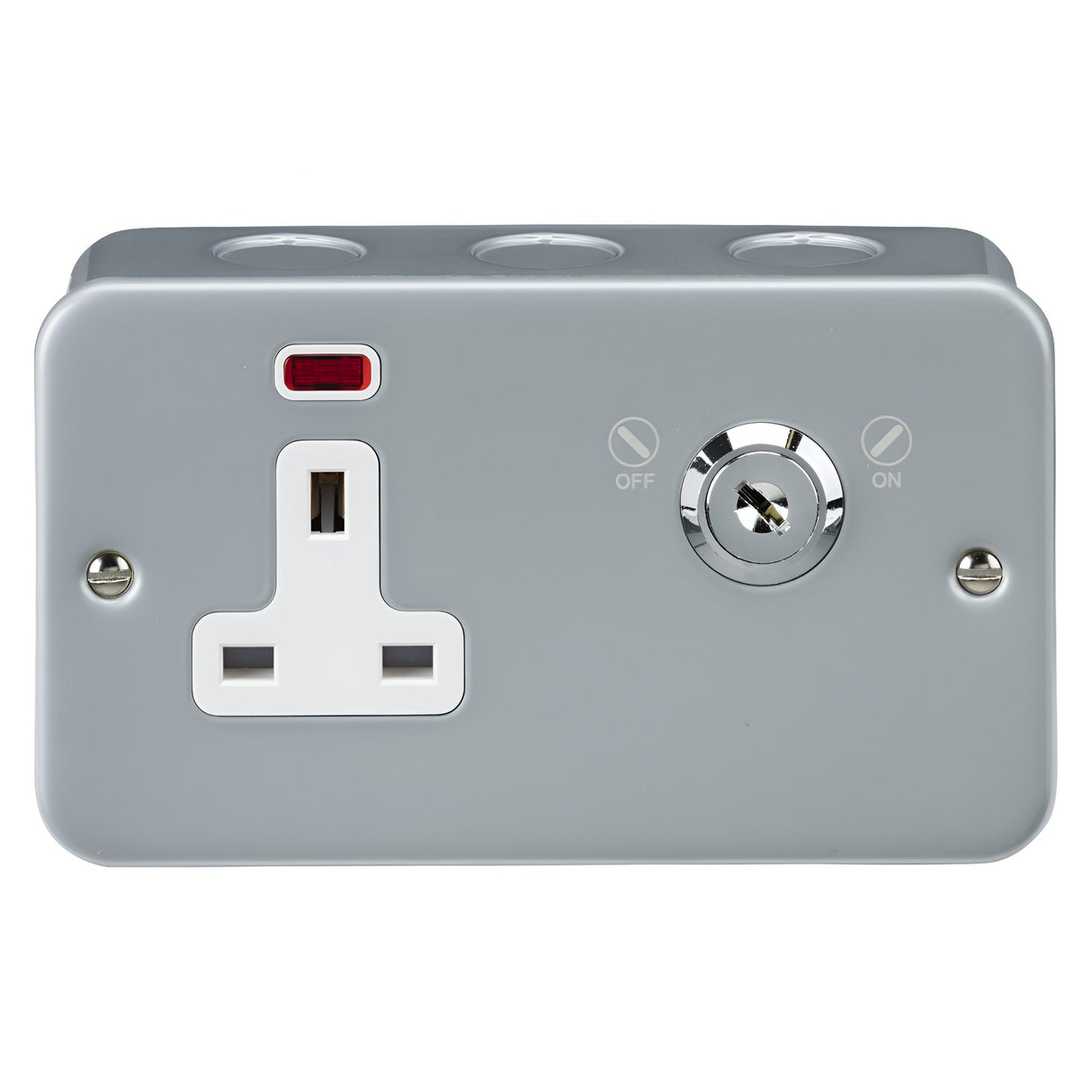 13A DP Lockable Socket with Neon