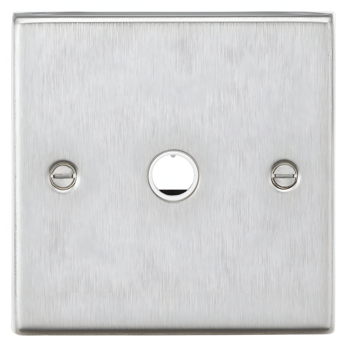 20A Flex Outlet Plate - Brushed Chrome