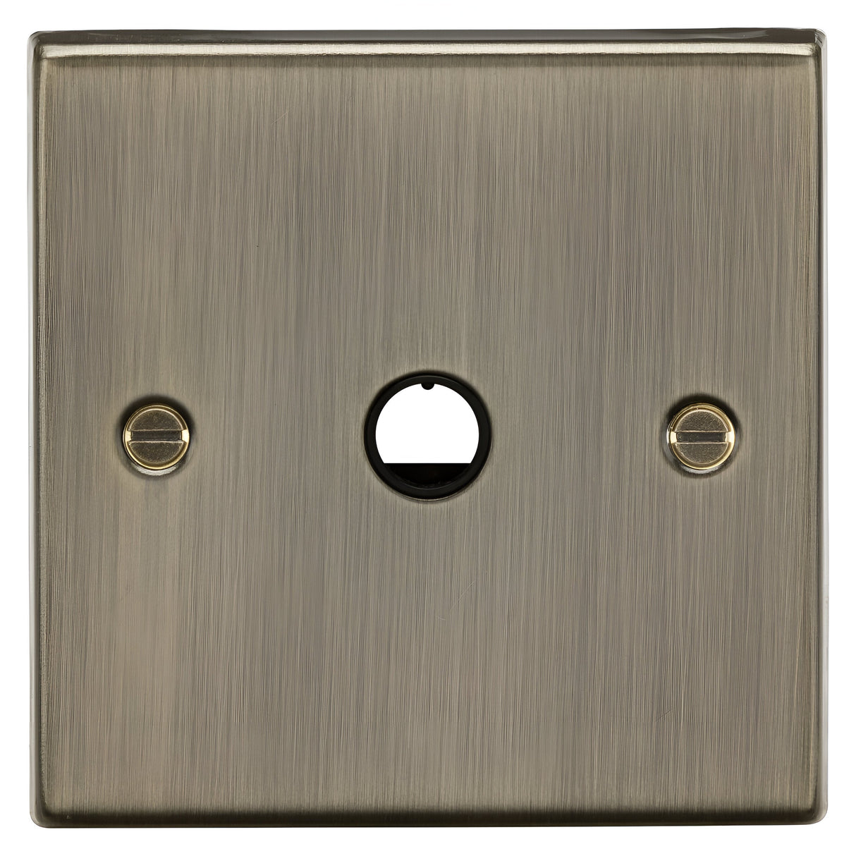 20A Flex Outlet Plate - Antique Brass
