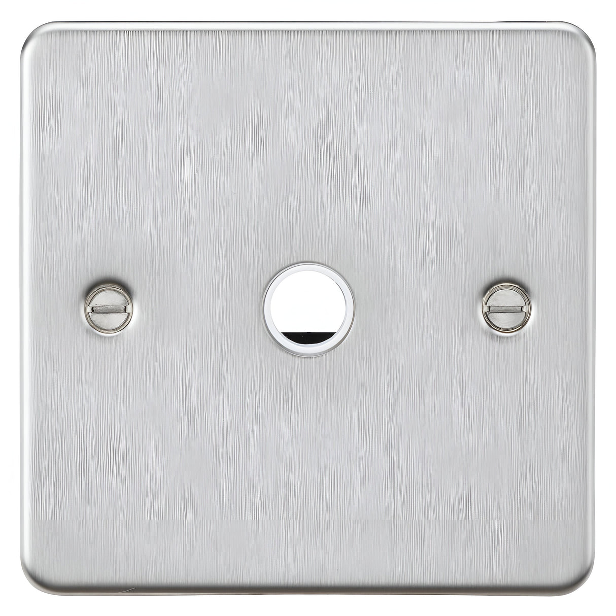 20A Flex Outlet Plate - Brushed Chrome