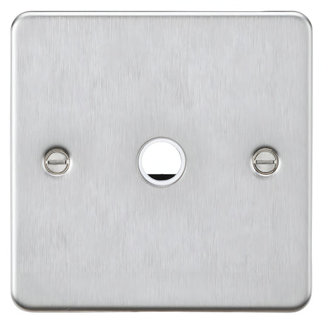 20A Flex Outlet Plate - Brushed Chrome