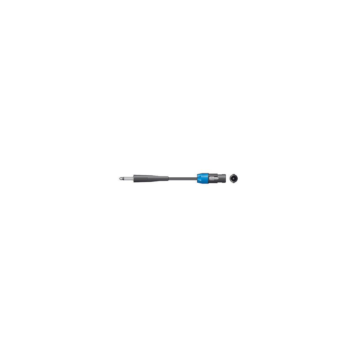 QTX Essential 6.3mm Mono Jack Speaker Lead 12m