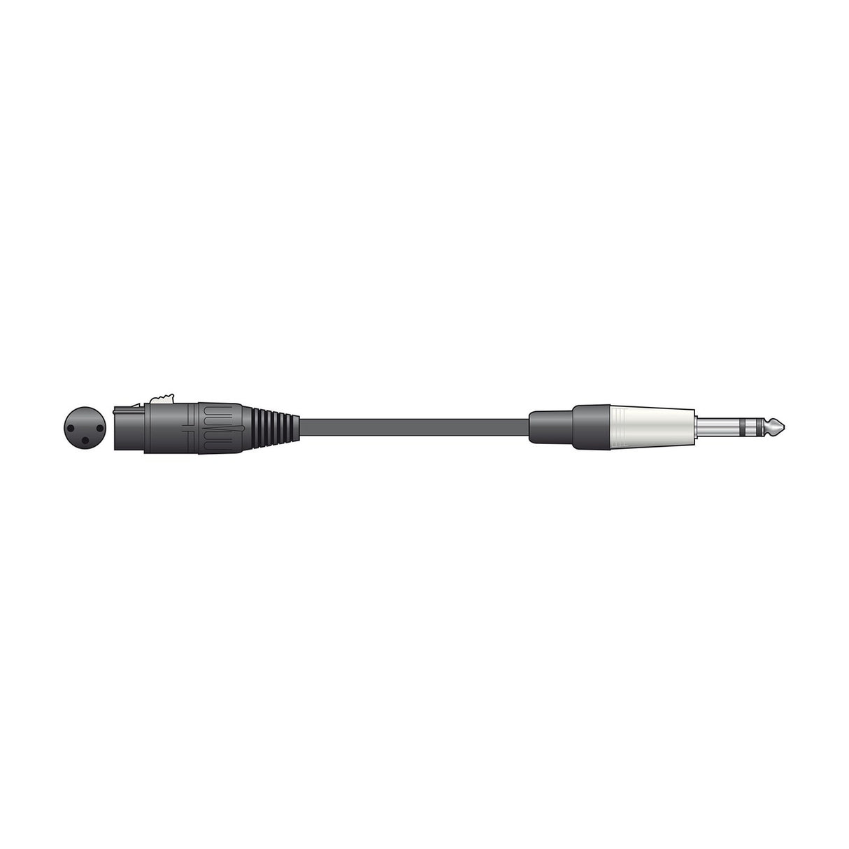 Citronic XF-S6J150 XLR Female to TRS Jack Audio Lead 1.5m