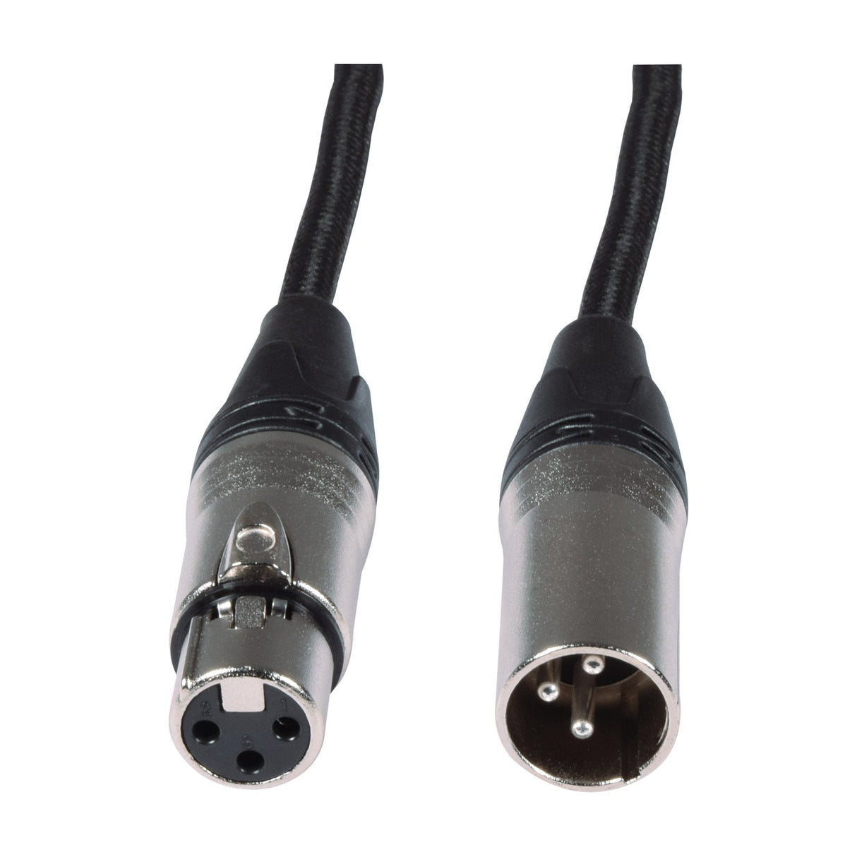 Citronic Retro Braided XLRF-XLRM Microphone Lead