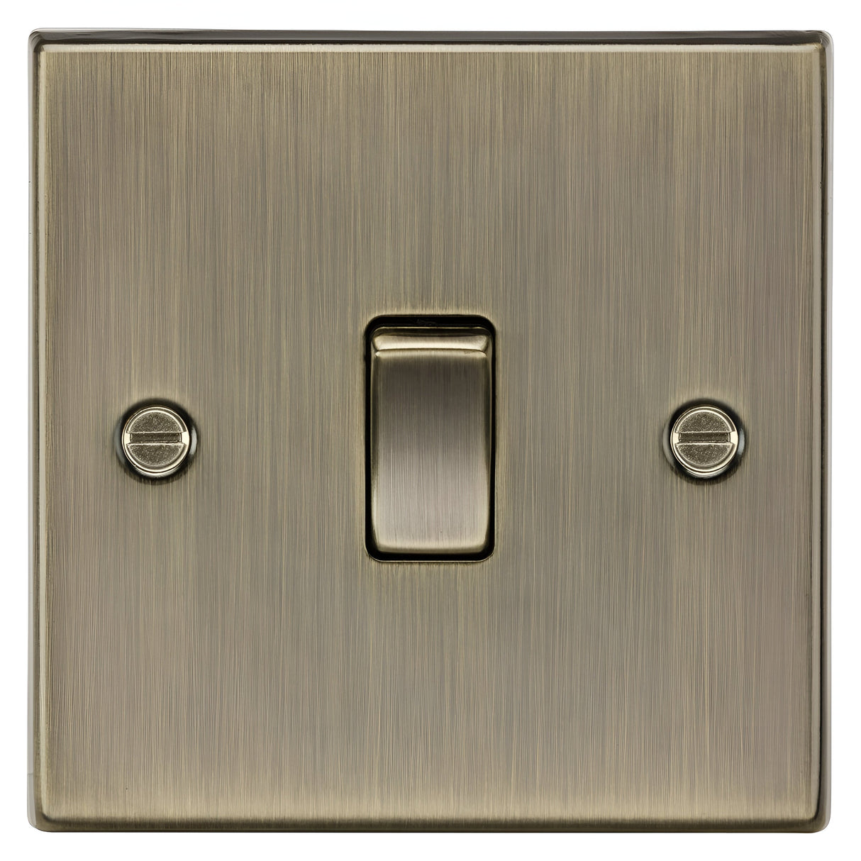 10AX 1G DP Switch - Antique Brass