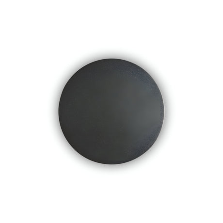 Centered against a plain white background, the sleek NovaLite LED Round Ceiling & Wall Light 9.5W 3000K in black features a modern circular design, making it an ideal choice for contemporary interiors and energy-efficient spaces.