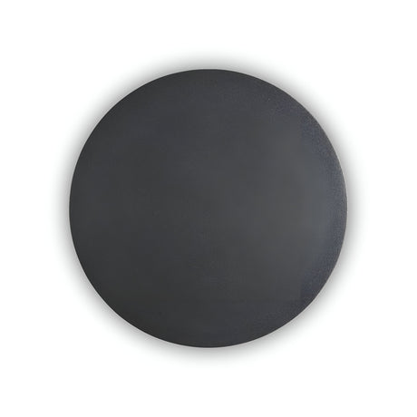 The NovaLite LED Round Ceiling & Wall Light 11W 3000K in Black, measuring 20cm, functions as a contemporary lighting fixture against a plain white background.