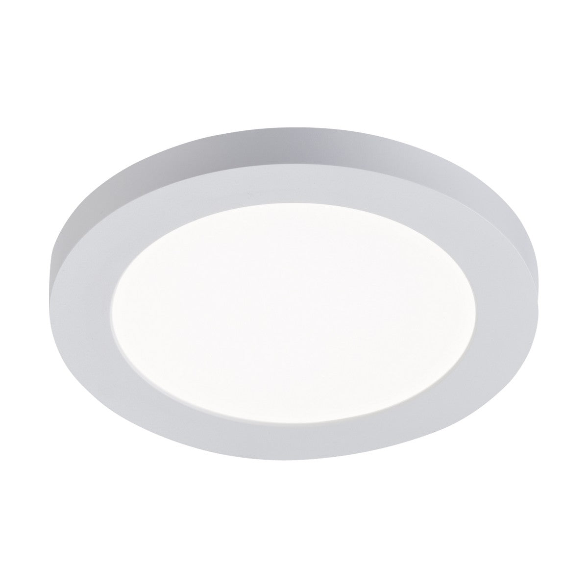 The 12W CCT Adjustable Circular LED Panel - 165mm is a round, white ceiling fixture showcasing a sleek and minimalist design. It provides a soft glow and offers dual mounting options for versatile installation. Its adjustable CCT feature allows you to customize the lighting ambiance to match any room's mood or setting.
