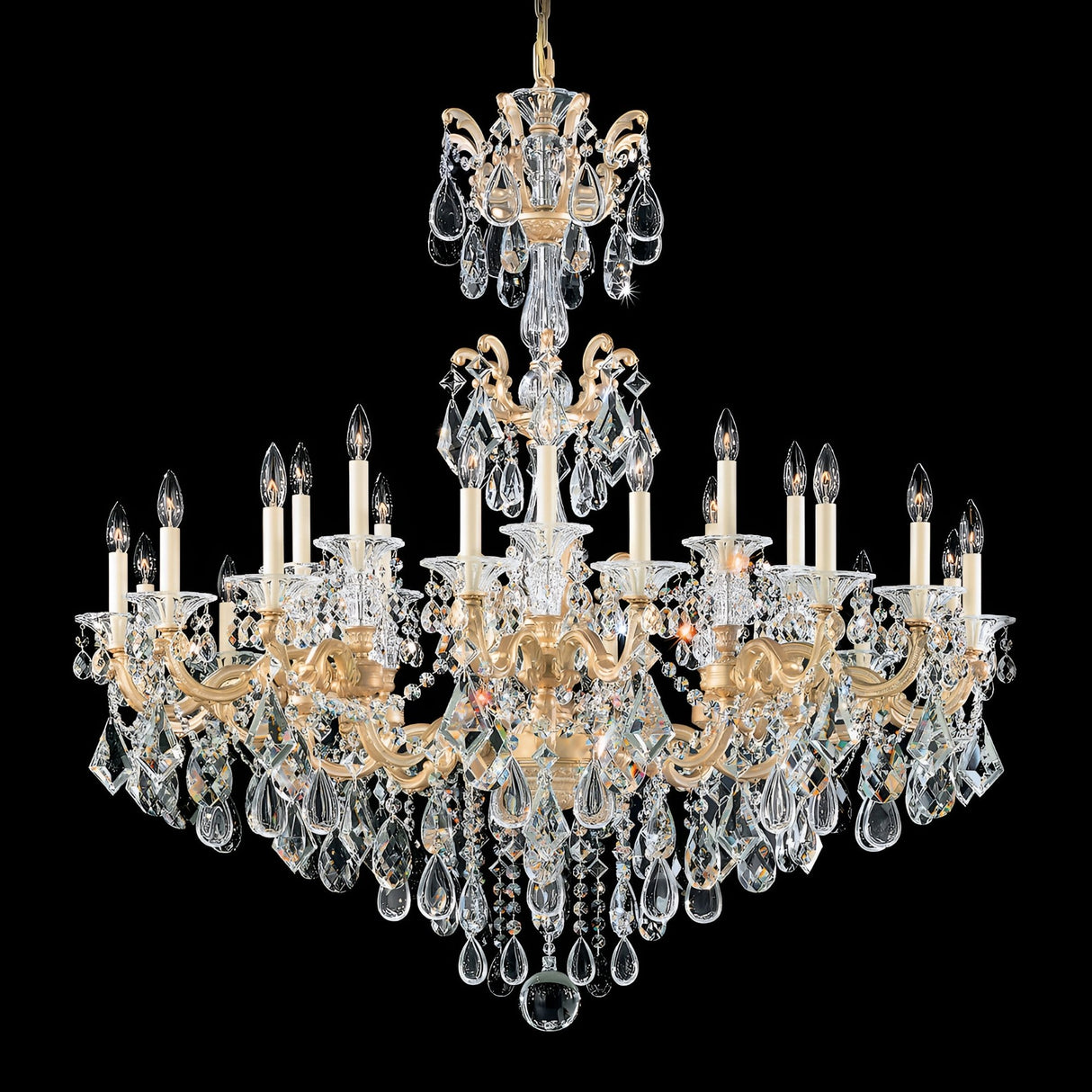 Vienna 24 Light K9 Crystal Chandelier