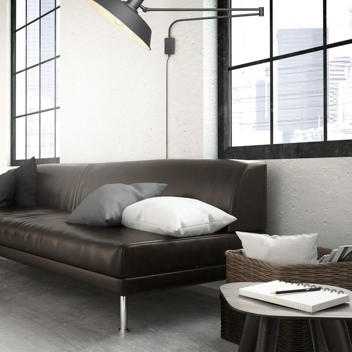 Bolder Wall Light – Matt Black