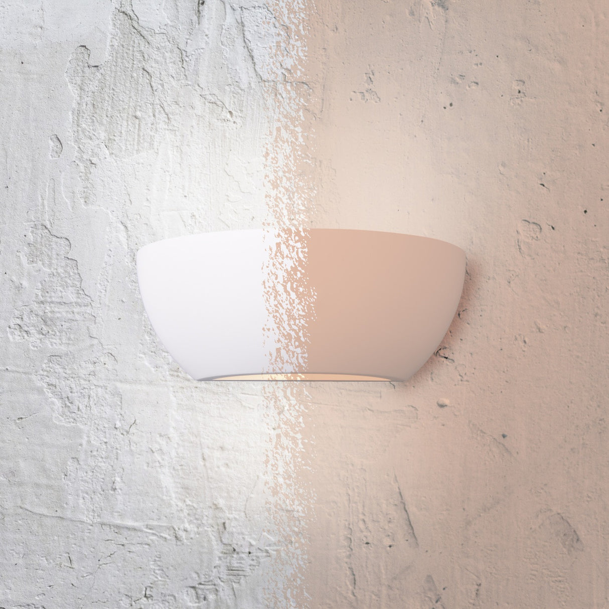 Roma Up Down Wall Light – White