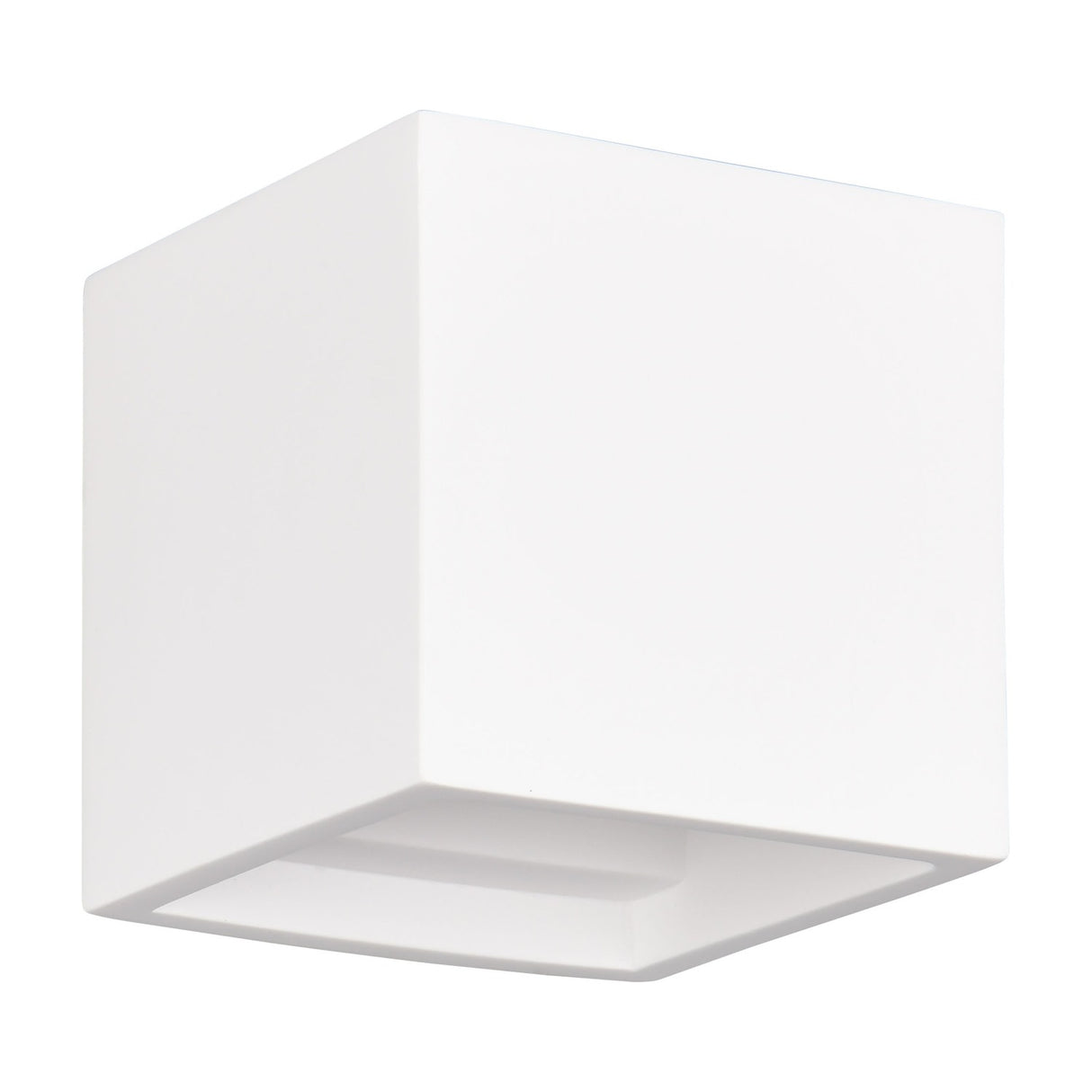 Dadi Up Down Plaster Wall Light – White