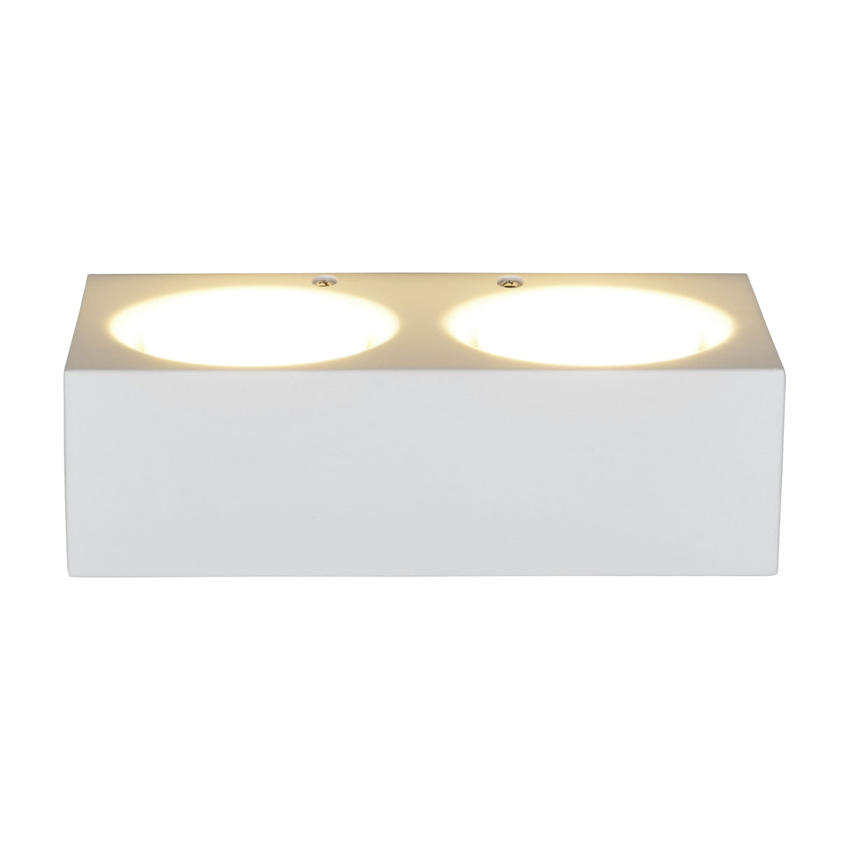 Mattone 4 Light Up Down Plaster Wall Light – White