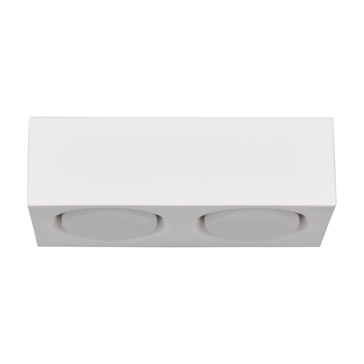 Mattone 4 Light Up Down Plaster Wall Light – White