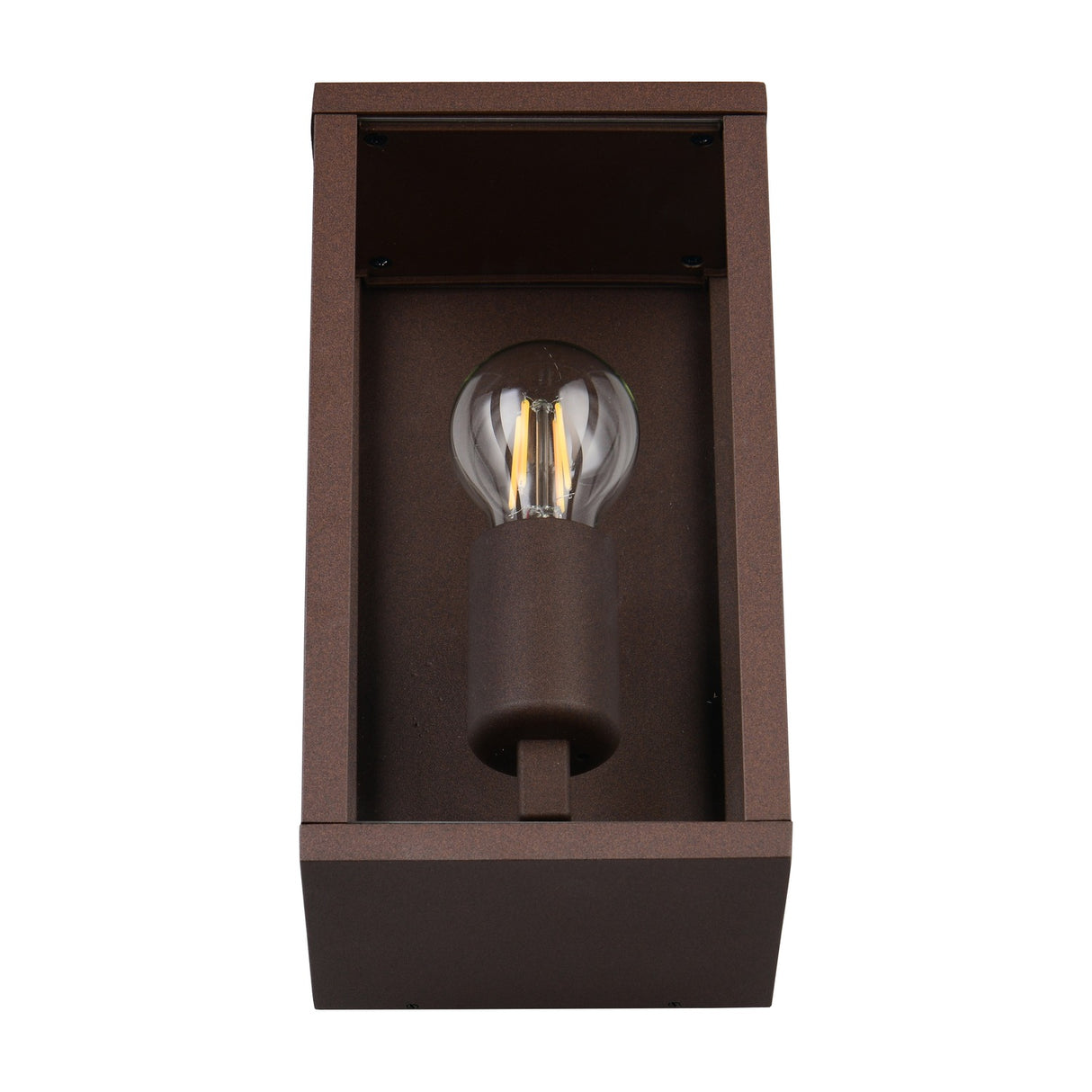 Garonne Lantern Outdoor Wall Light – Rust