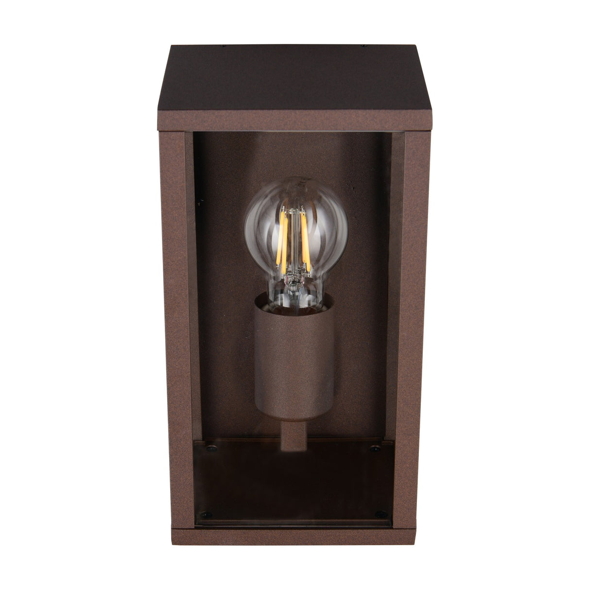 Garonne Lantern Outdoor Wall Light – Rust