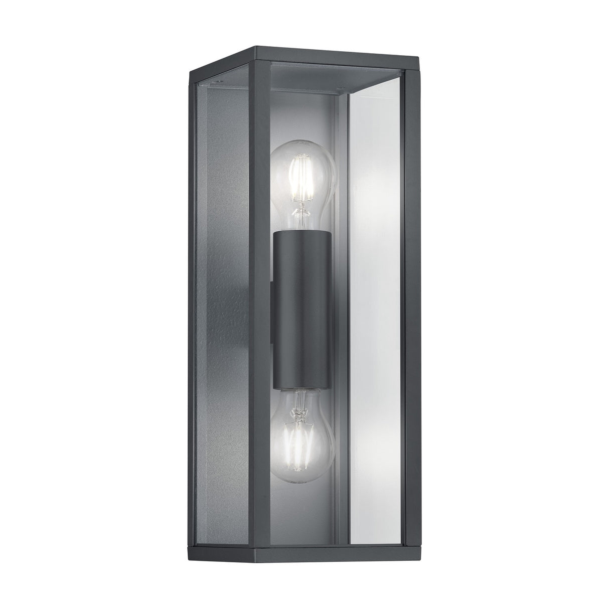 Garonne 2 Light Lantern Outdoor Wall Light – Anthracite