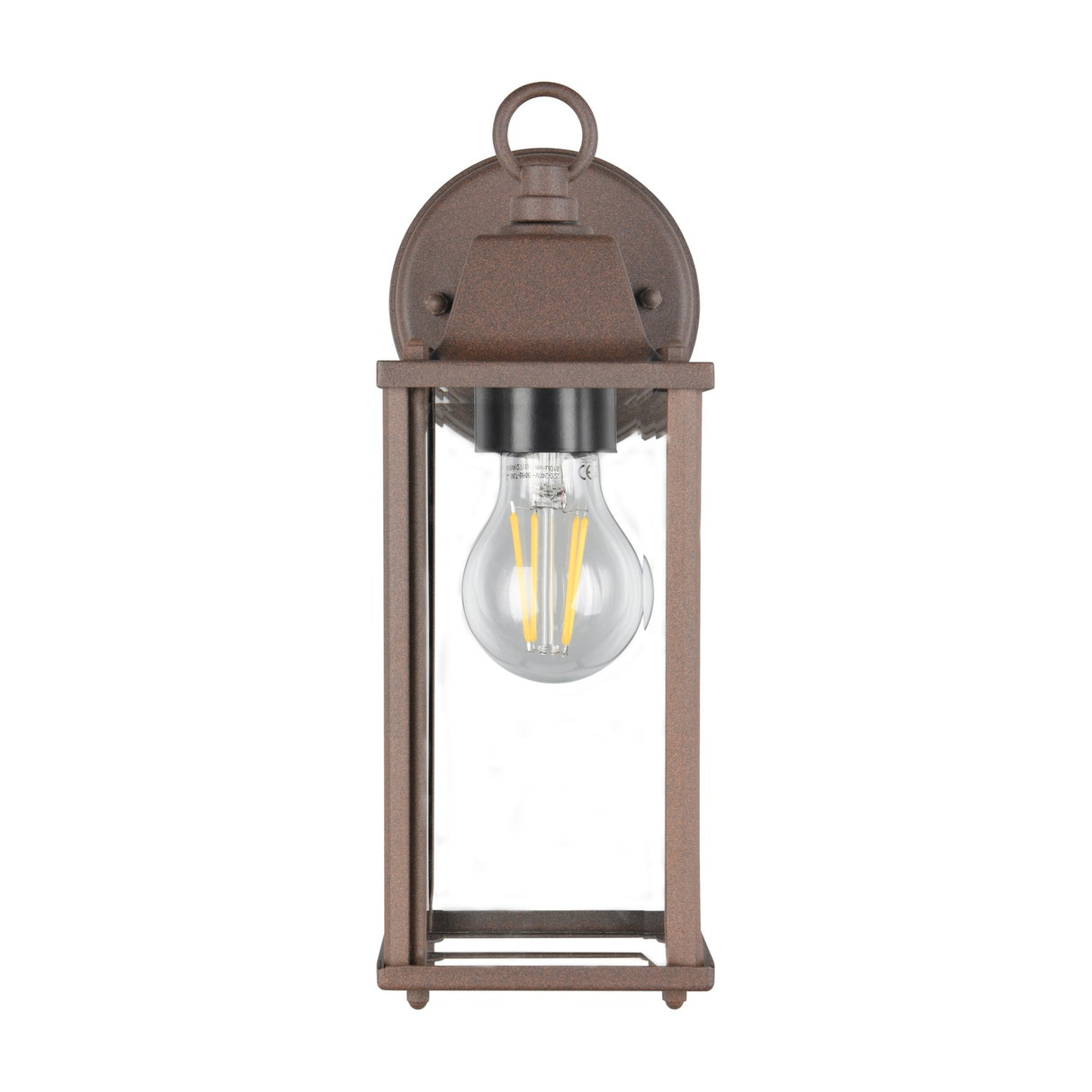 Olona Lantern Outdoor Wall Light – Rust
