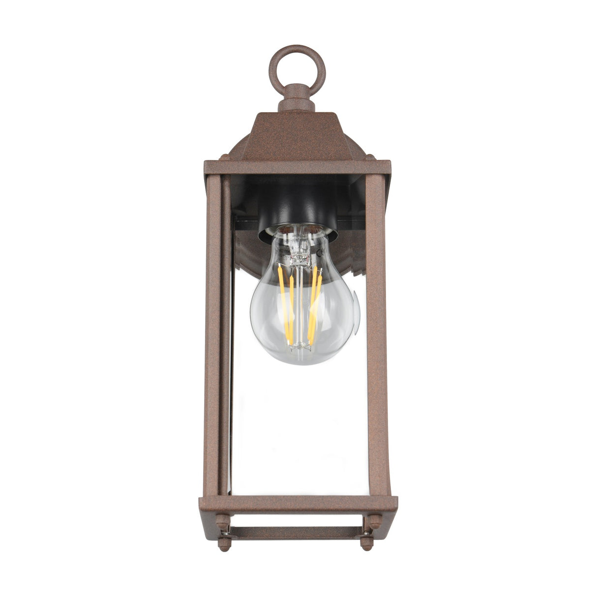 Olona Lantern Outdoor Wall Light – Rust