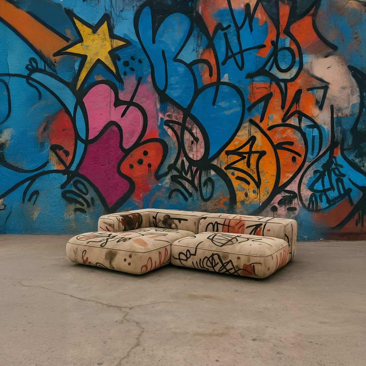 Trace Pop 5 Seater Modular Sofa