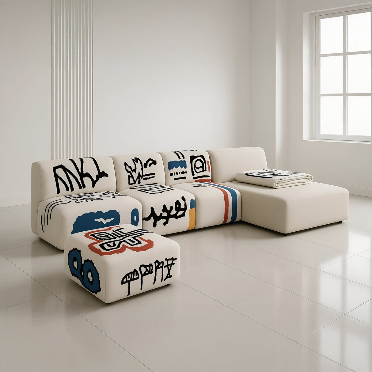 Code Burnout 9 Seater Modular Sofa