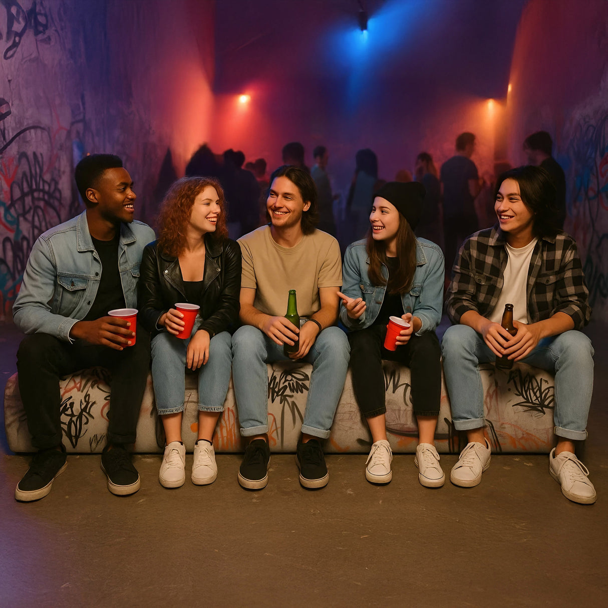 Tag Burnout 7 Seater Modular Sofa