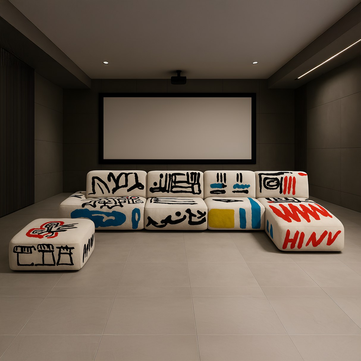 Code Burnout 9 Seater Modular Sofa