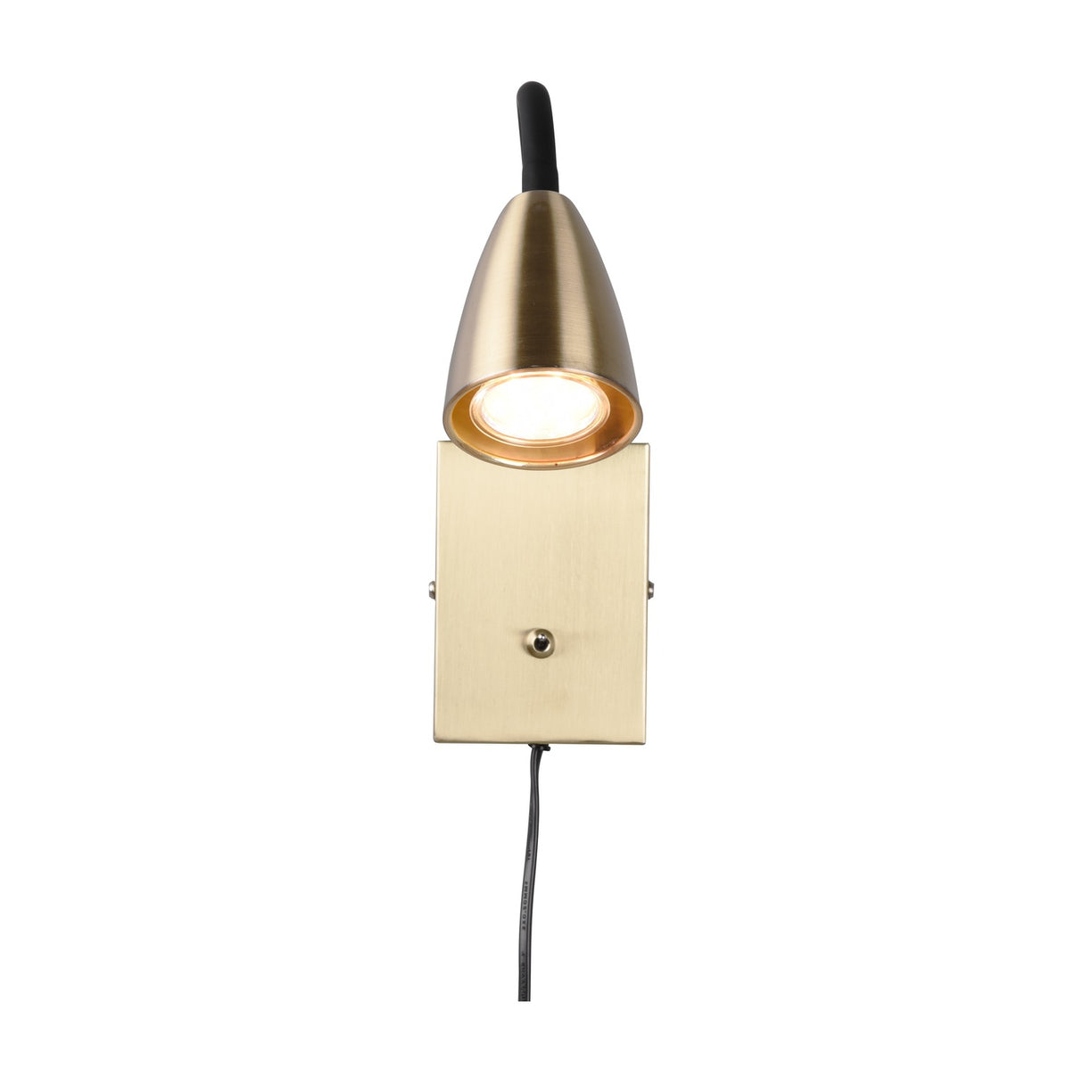 Wanda Cone Wall Light – Satin Brass