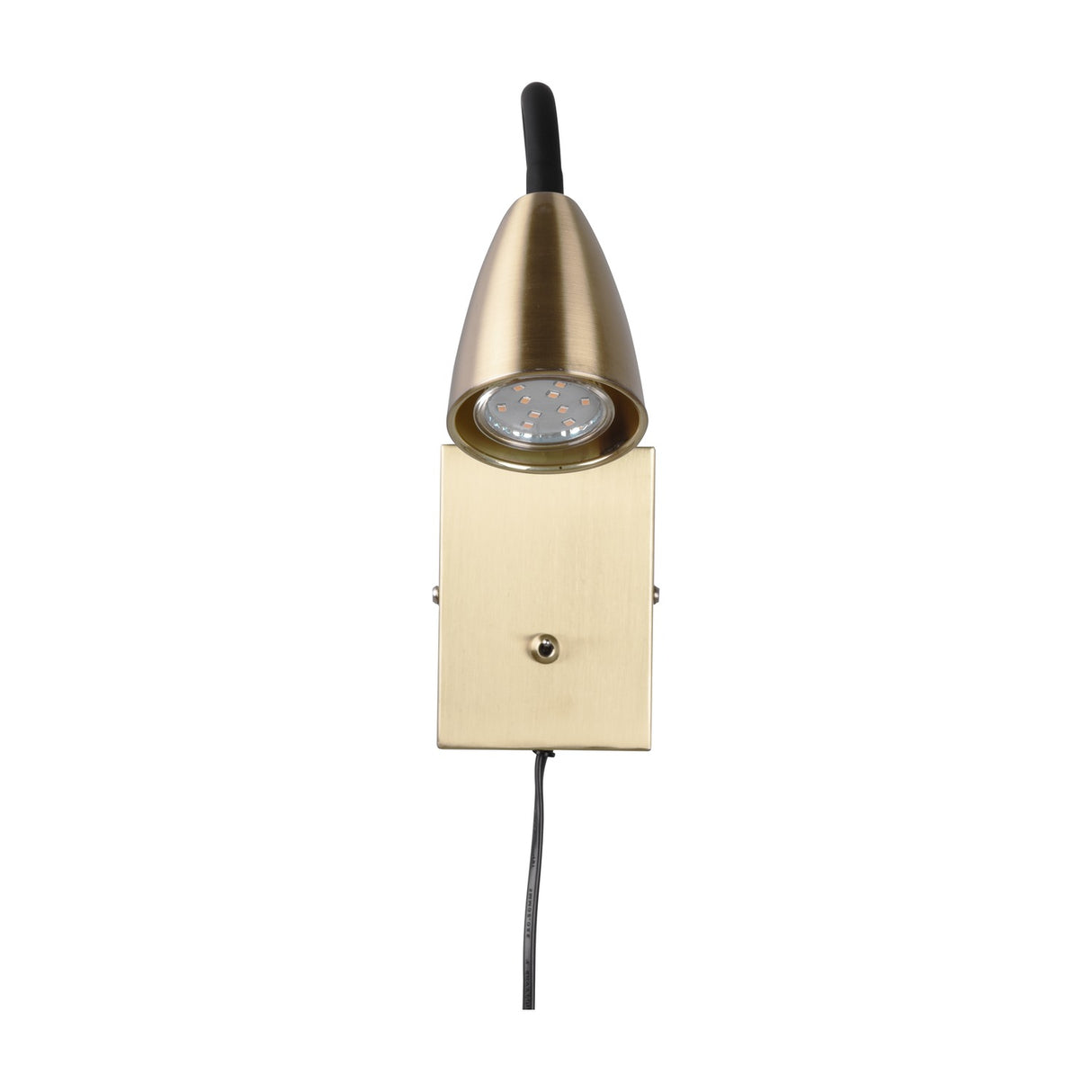 Wanda Cone Wall Light – Satin Brass