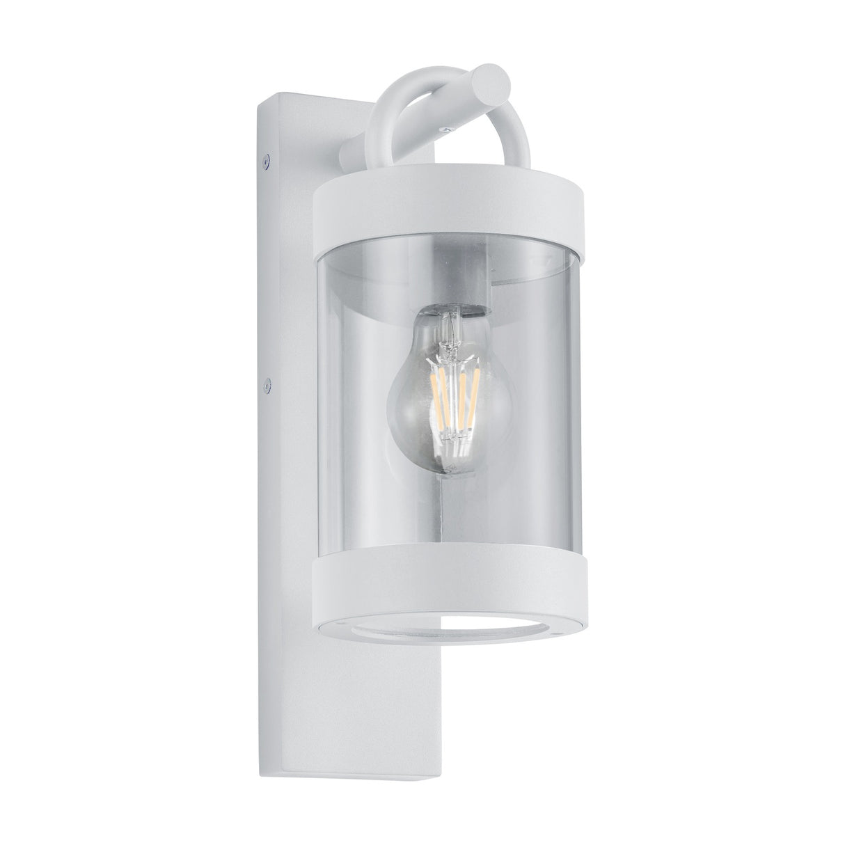 Sambesi Lantern Outdoor Wall Light – Matt White