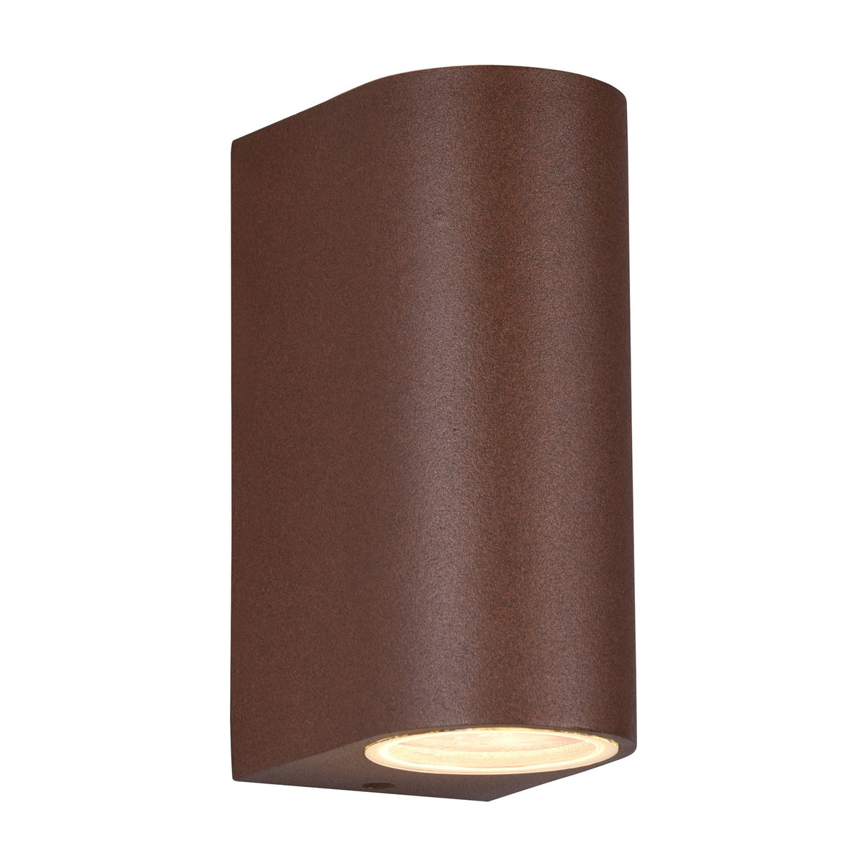 Roya Up Down Round Outdoor Wall Light – Rust
