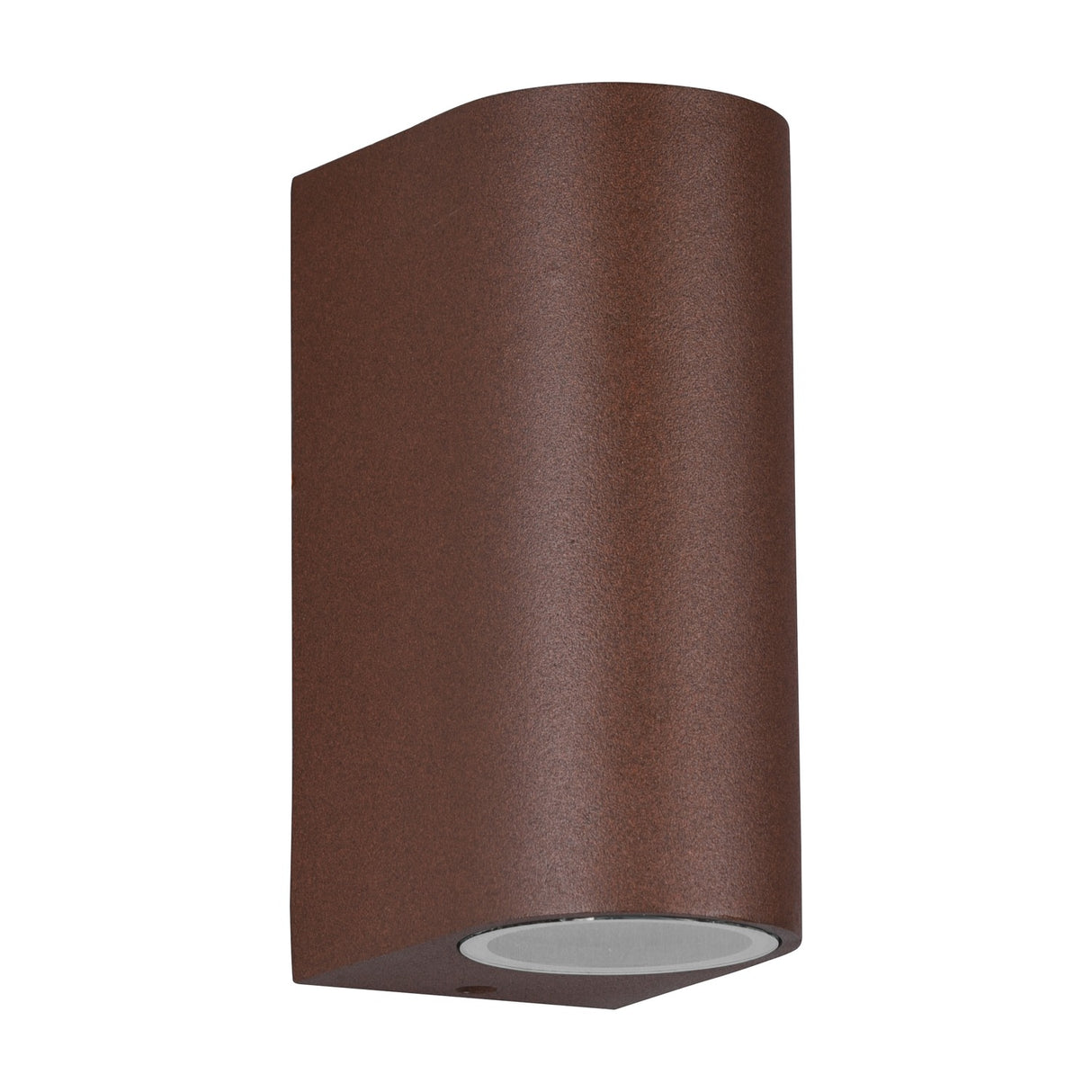 Roya Up Down Round Outdoor Wall Light – Rust