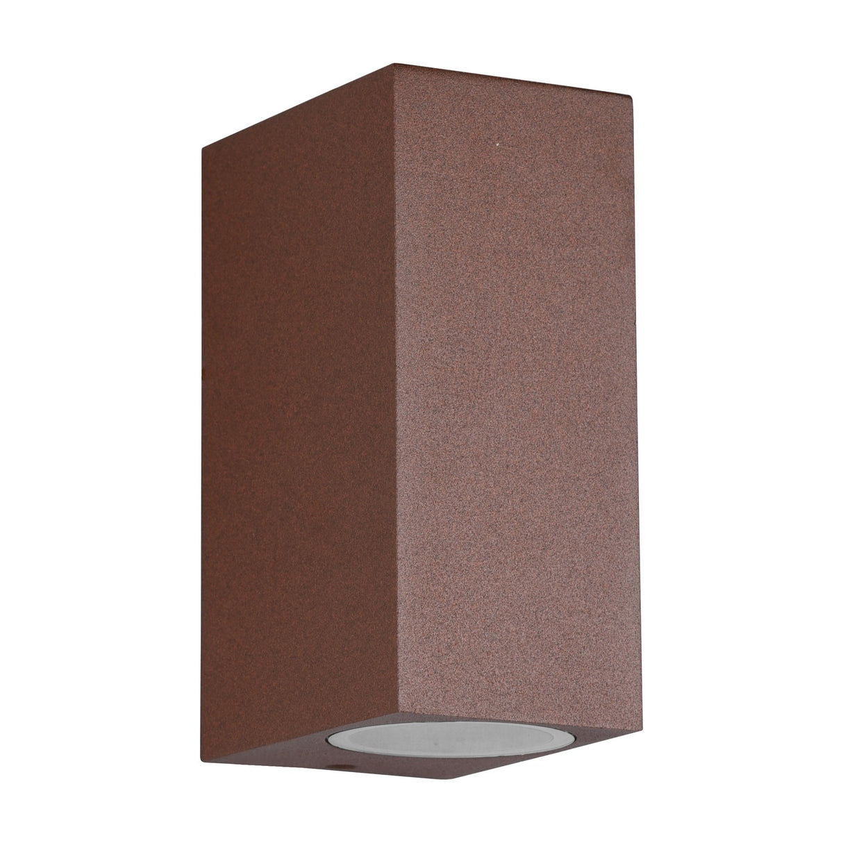 Roya Up Down Square Outdoor Wall Light – Rust