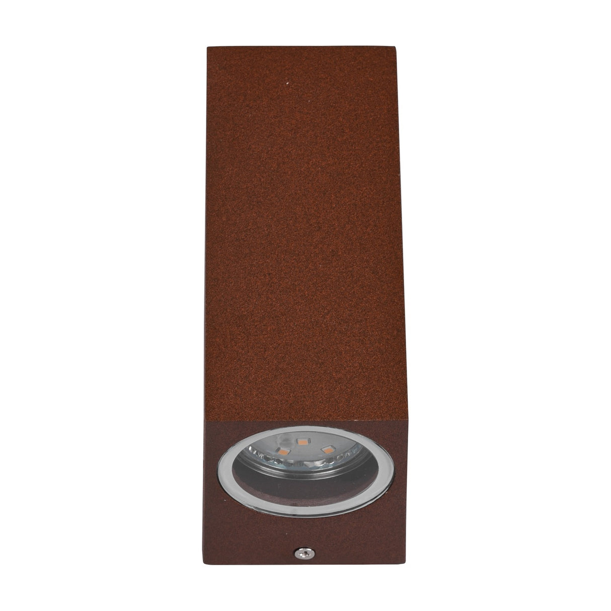 Roya Up Down Square Outdoor Wall Light – Rust