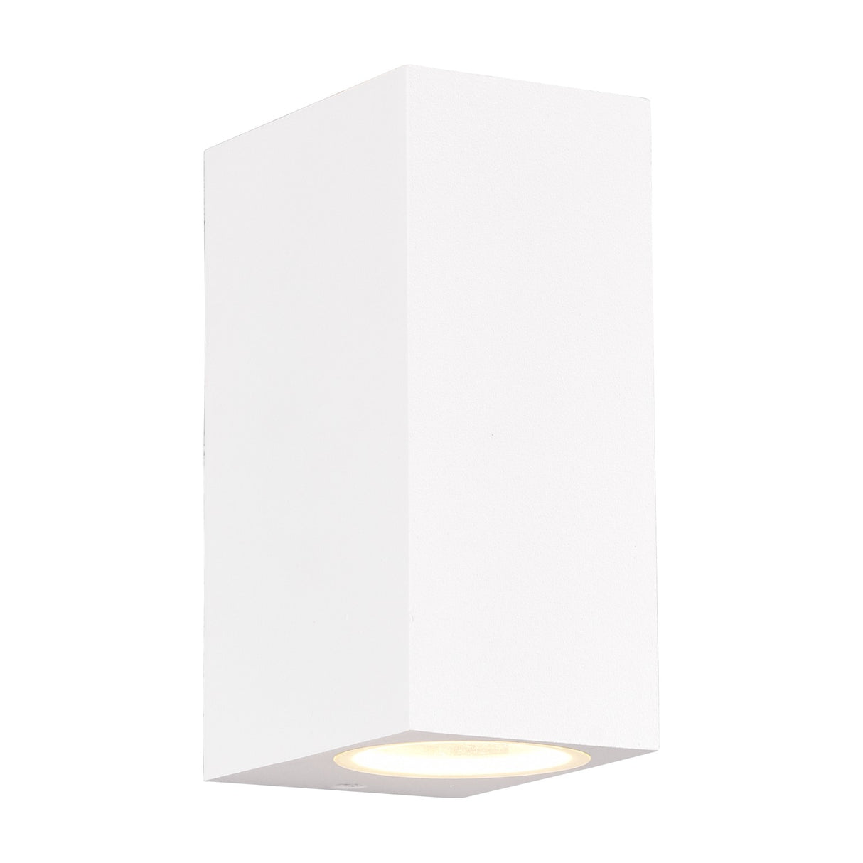 Roya Up Down Square Outdoor Wall Light – Matt White