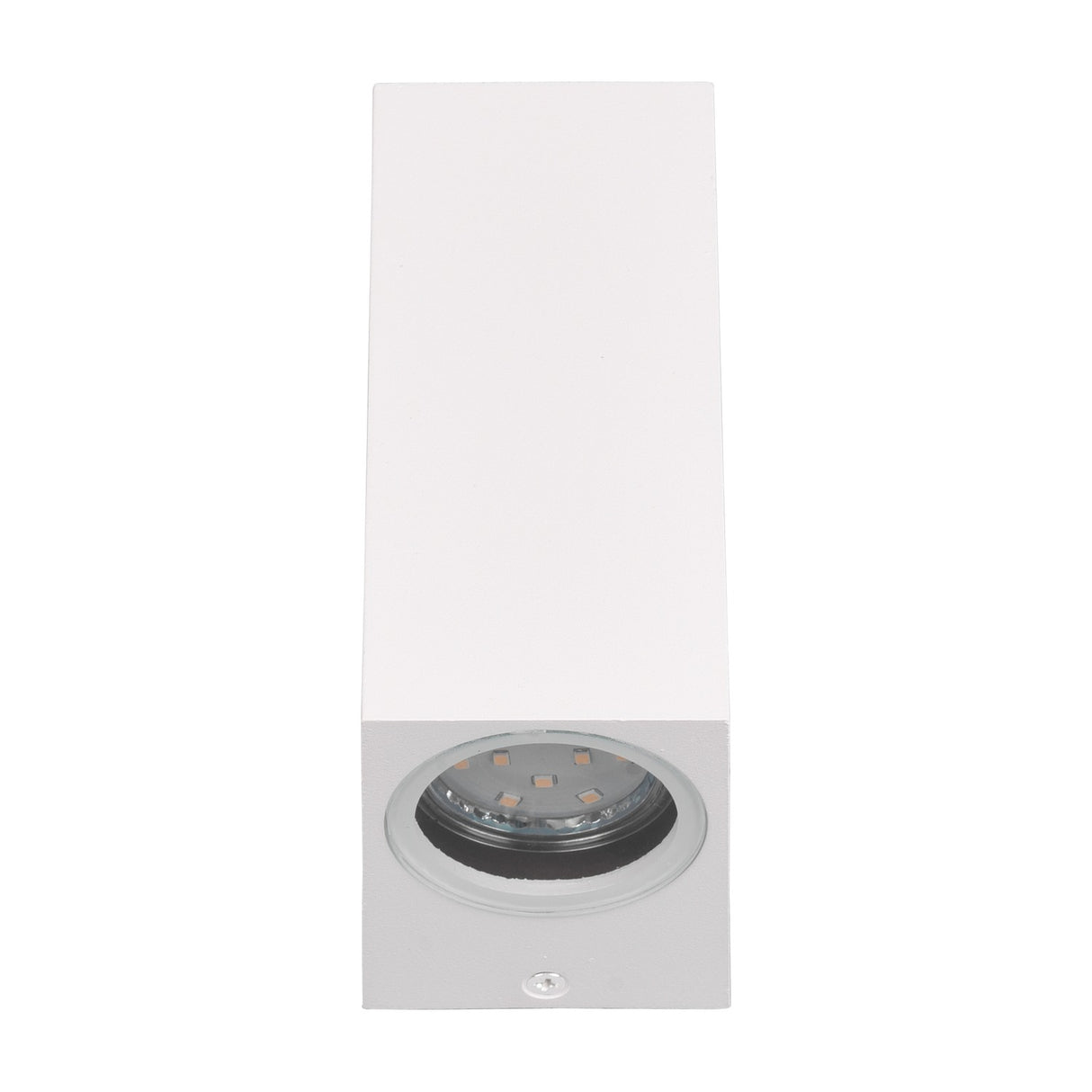 Roya Up Down Square Outdoor Wall Light – Matt White