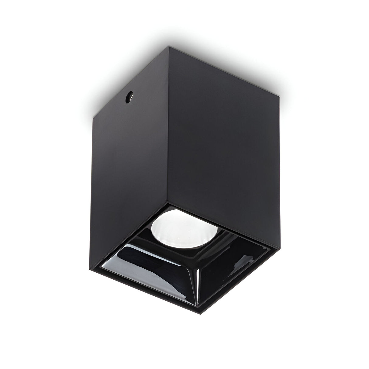 Introducing the Lucent LED Square Downlight, a 25W fixture with a sleek glossy black finish and a recessed bulb design for energy-efficient illumination. Measuring 5cm and emitting light at 3000K, its clean and minimalist aesthetic makes it an ideal choice for contemporary interiors.