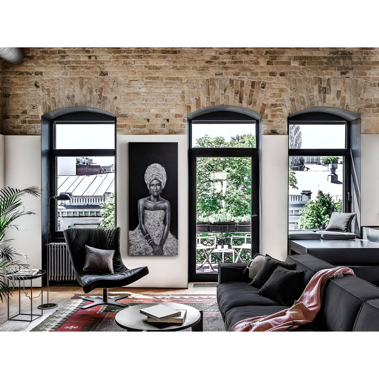 Johari African Heritage Acrylic Painting - 70x160cm