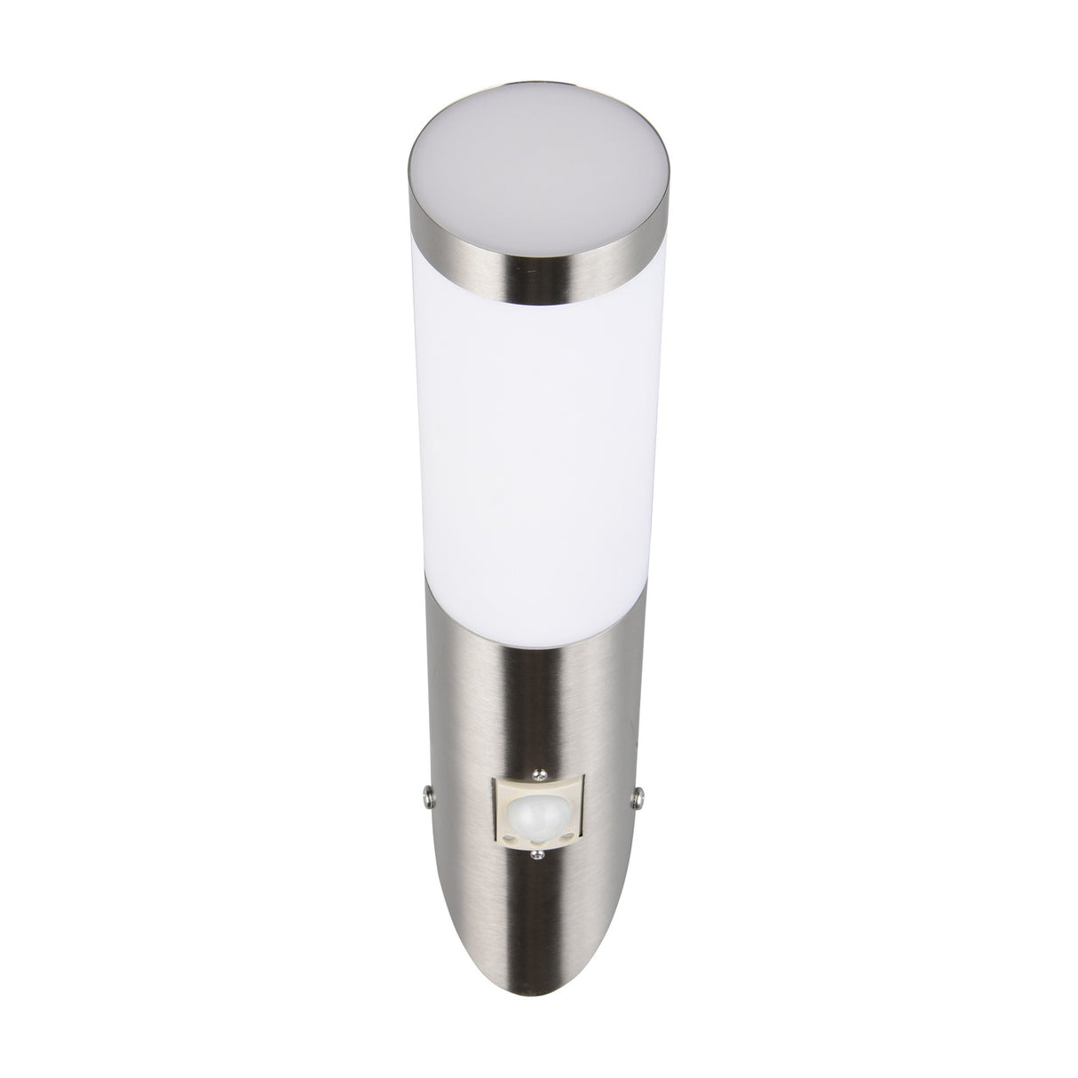 Trioto PIR Outdoor Wall Light – Satin Nickel