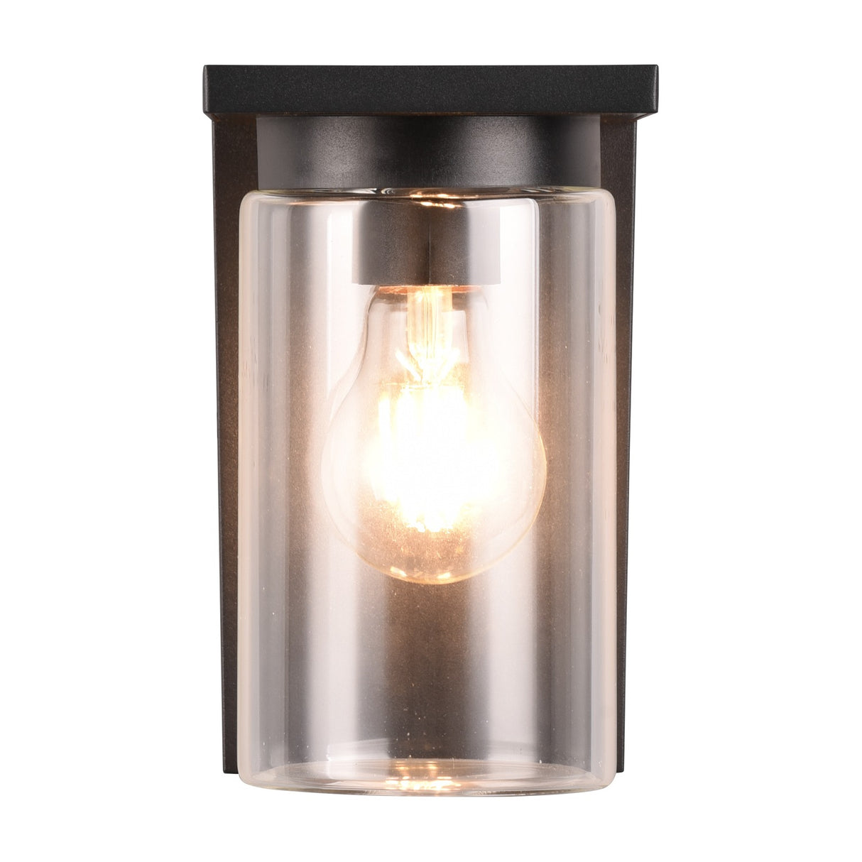 Ardila Lantern Outdoor Wall Light – Matt Black