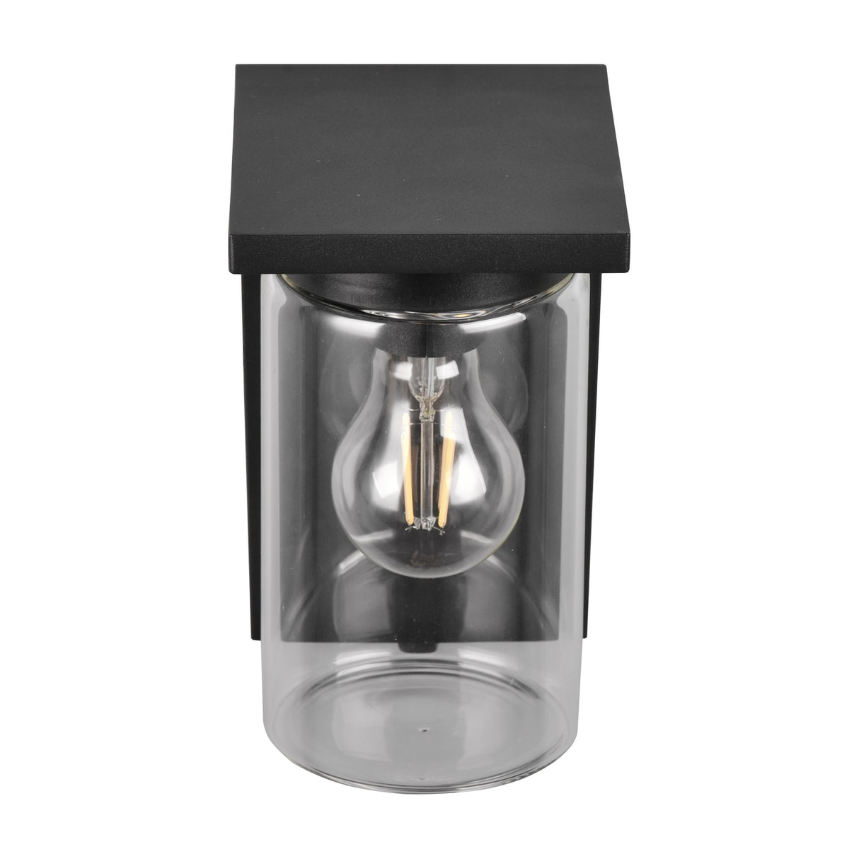 Ardila Lantern Outdoor Wall Light – Matt Black