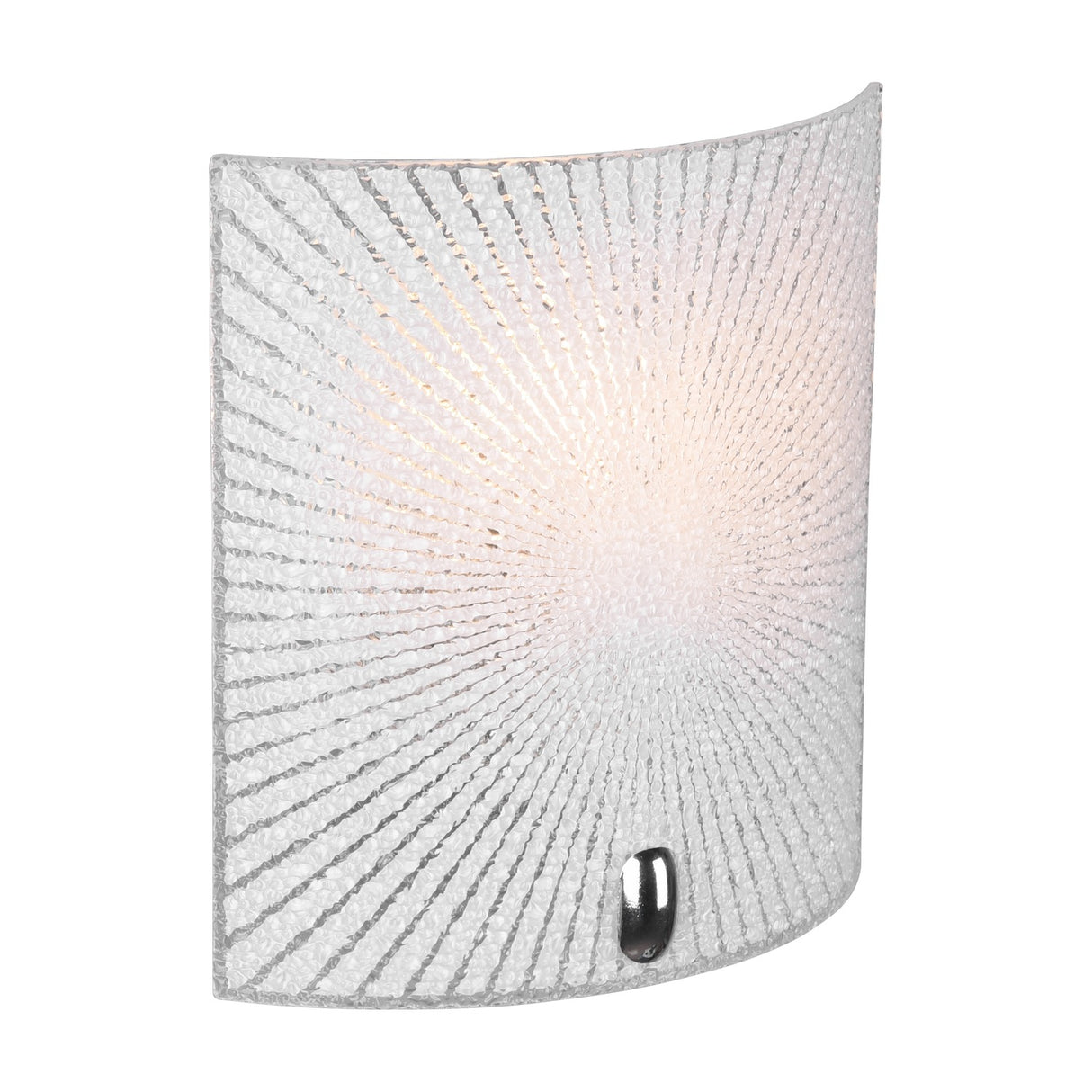 Elisa Glass Wall Light – Chrome