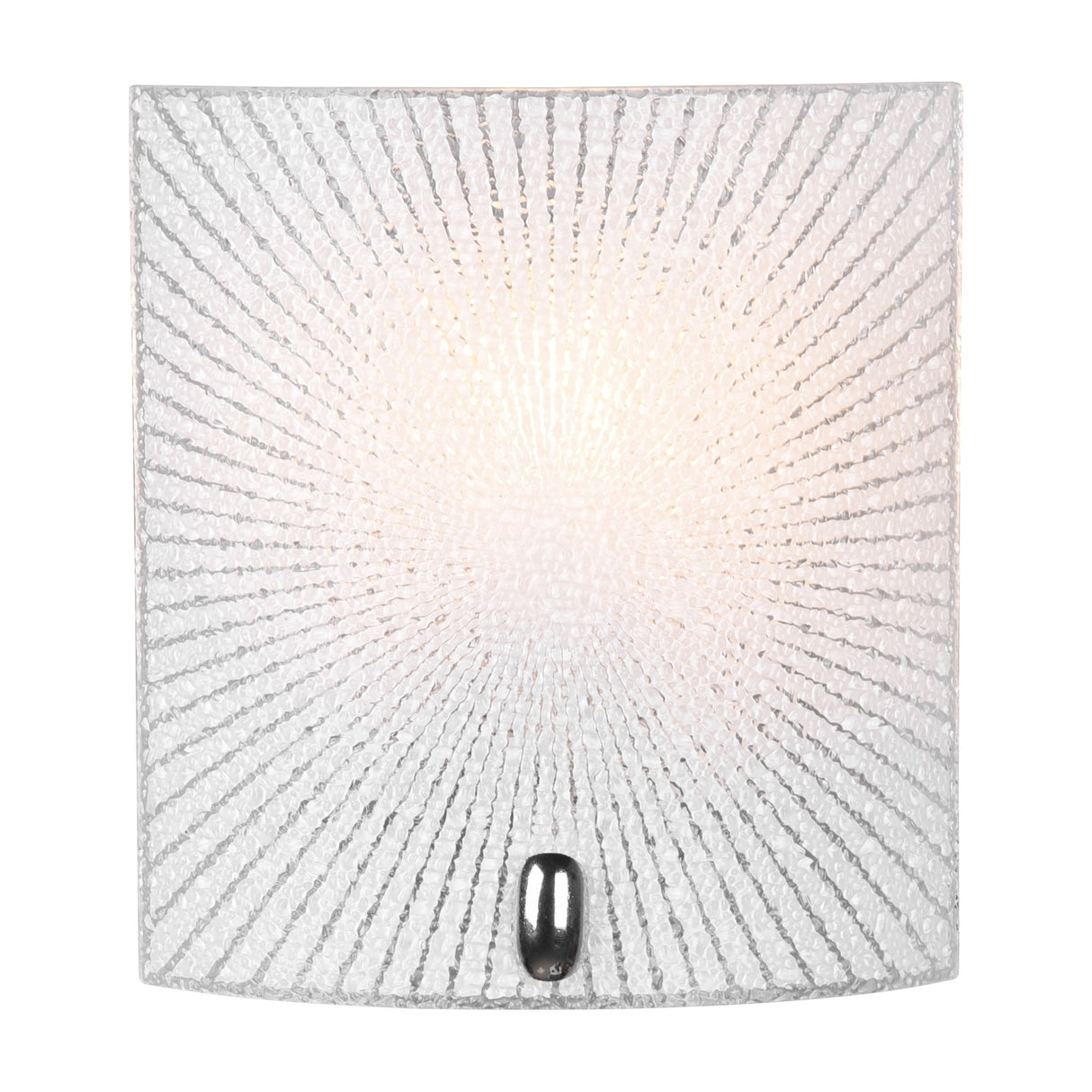 Elisa Glass Wall Light – Chrome