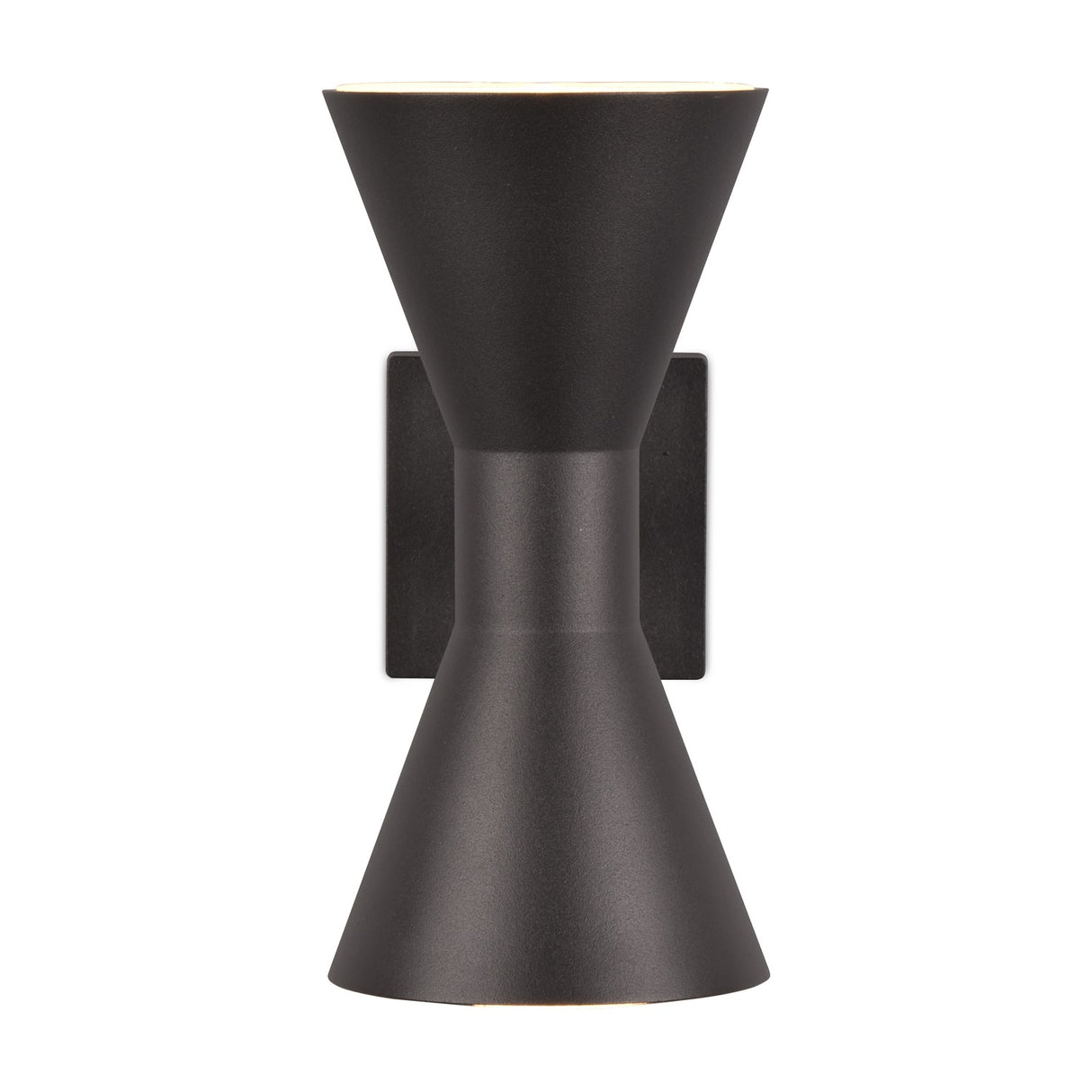 Ardas 2 Light Up Down Outdoor Wall Light – Matt Black