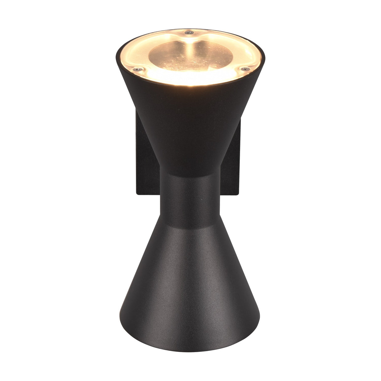Ardas 2 Light Up Down Outdoor Wall Light – Matt Black