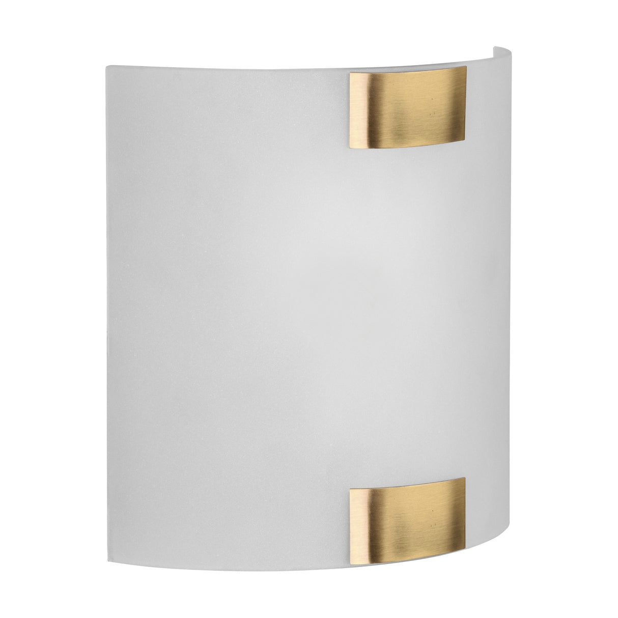 Pura Glass Wall Light – Antique Brass