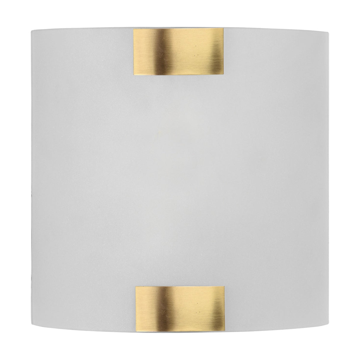 Pura Glass Wall Light – Antique Brass