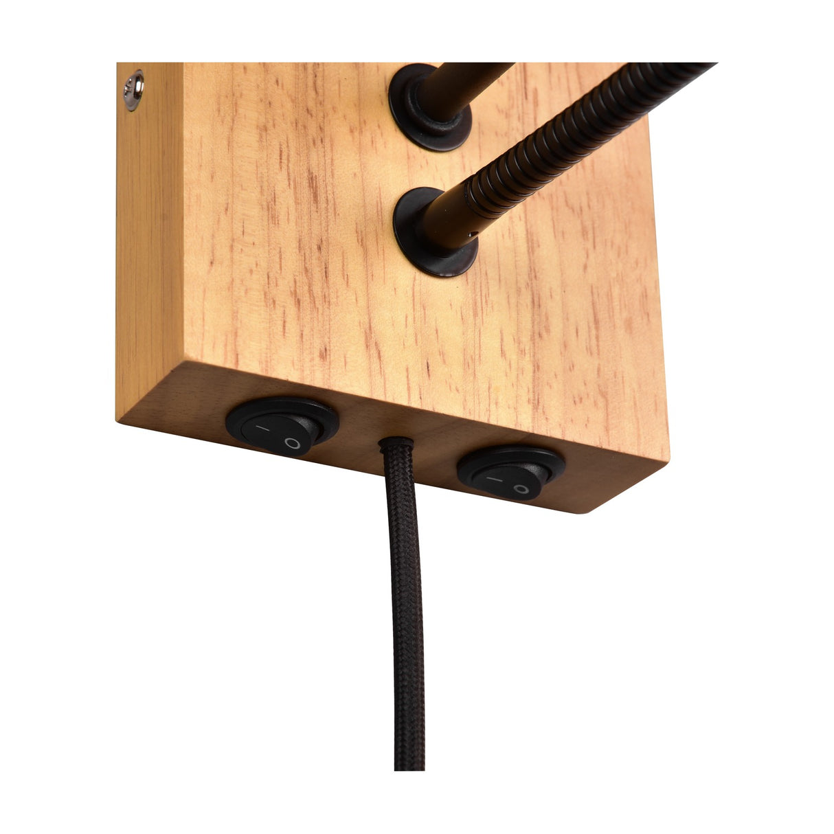 Nilam 2 Light Square Wall Light – Natural